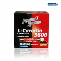 Power System L-Carnitine 3600 Mg 20 Ampul